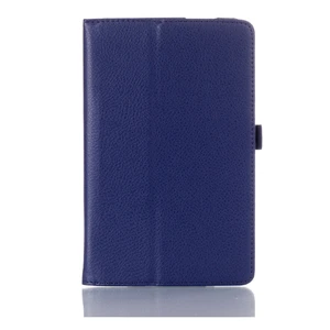 Чехол Funda для samsung Galaxy Tab 3 lite 7,0 T110 T111 планшет pu кожаный чехол-подставка для samsung Tab E 7,0 T113 T116 - Цвет: Dark blue