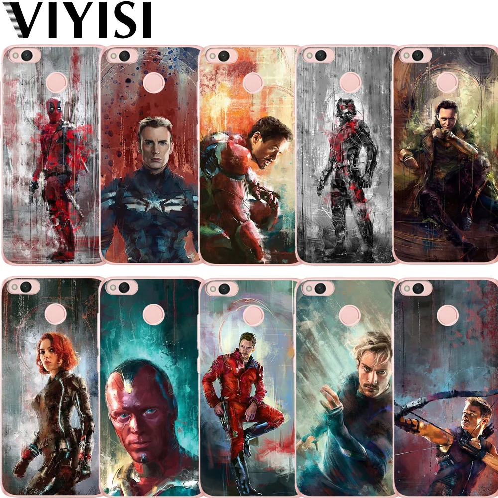 

Marvel Deadpool For Xiaomi Redmi 6 6A 5A 4 4A 4X NOTE 4 4X 5A Mi6 A1 5X 8 9 Phone Case Soft TPU Silicone Back Cover Coque Fundas