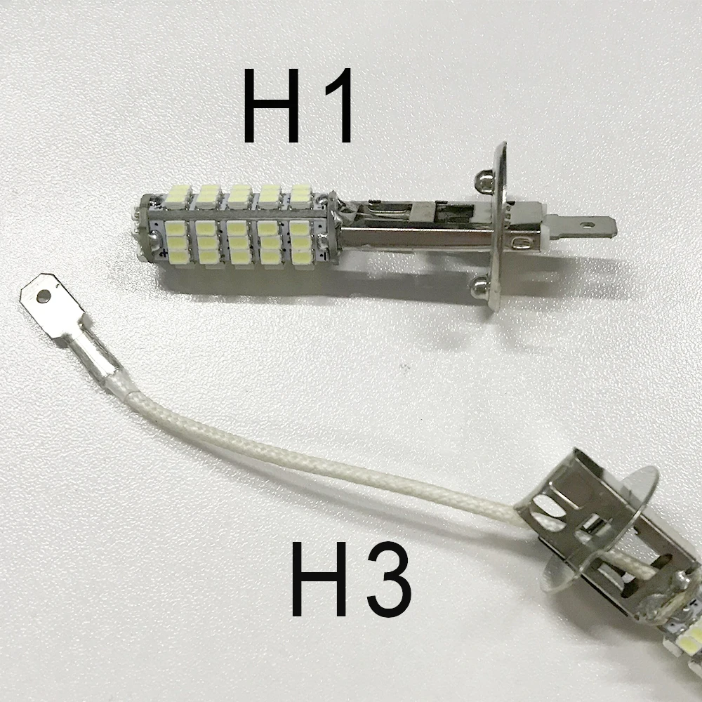Светодиодная лампа 6X D 12 В H1 H3 3020 1206 68 SMD 540LM указатель поворота автомобиля