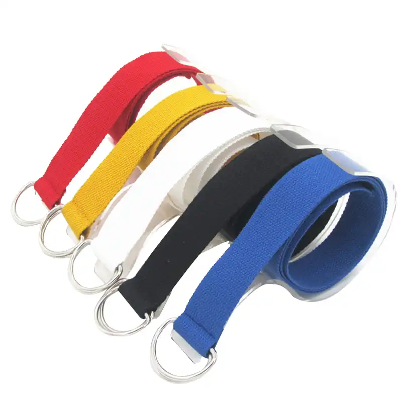 1 Pc Unisex Kanvas Hitam Kain Webbing Pinggang Kasual D Ring Polos Kanvas Sabuk Pinggang Dropshipping Ikat Pinggang Pria Aliexpress