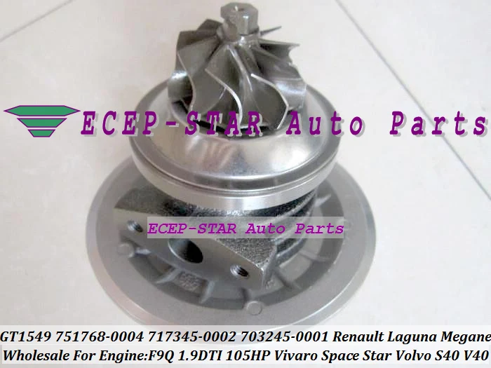 GT1549S 751768 751768-5004S 717345-0002 703245-5001S Renault Laguna Megane Scenic Trafic II Opel Movano A Vivaro For Space Star Volvo S40 V40 F9Q 1.9L DTI 105HP (4)