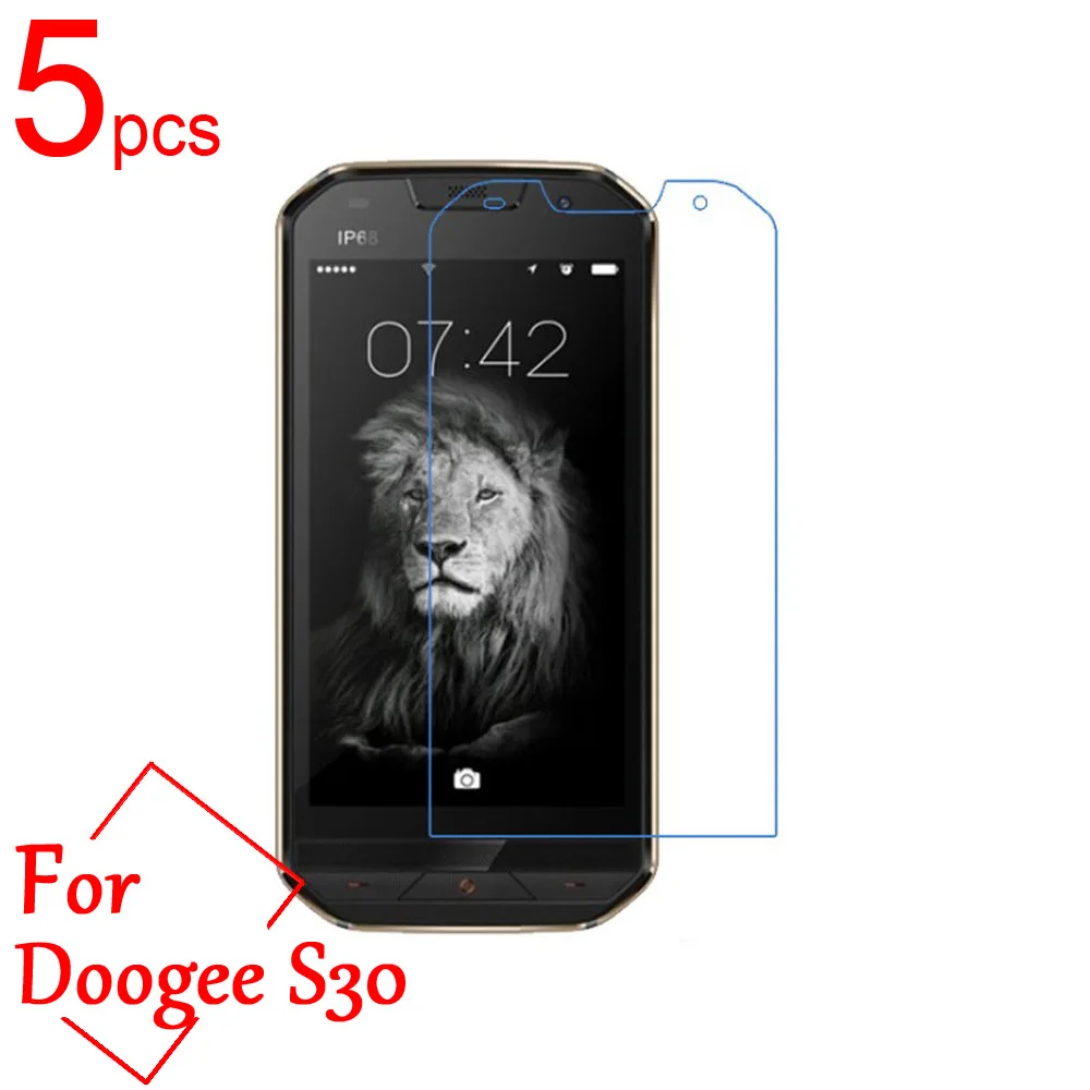 

5pcs Ultra Clear/Matte/Nano Anti-Explosion LCD Screen Protector Film Cover for Doogee S60 S30 IP68 Protective Film + Cloth