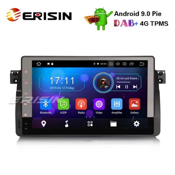 

Erisin ES4996B 9" Android 9.0 Car Radio DAB+BT TPMS GPS for BMW 3 Series 318 320 E46 Rover 75 MG ZT