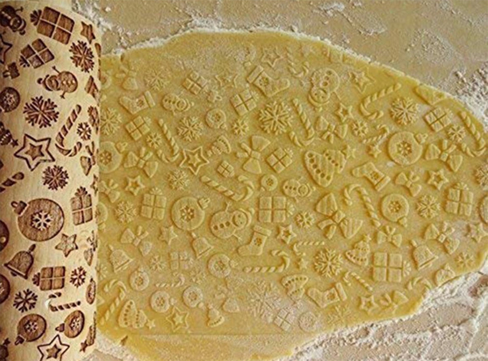 Christmas Embossing Rolling Pin (6)