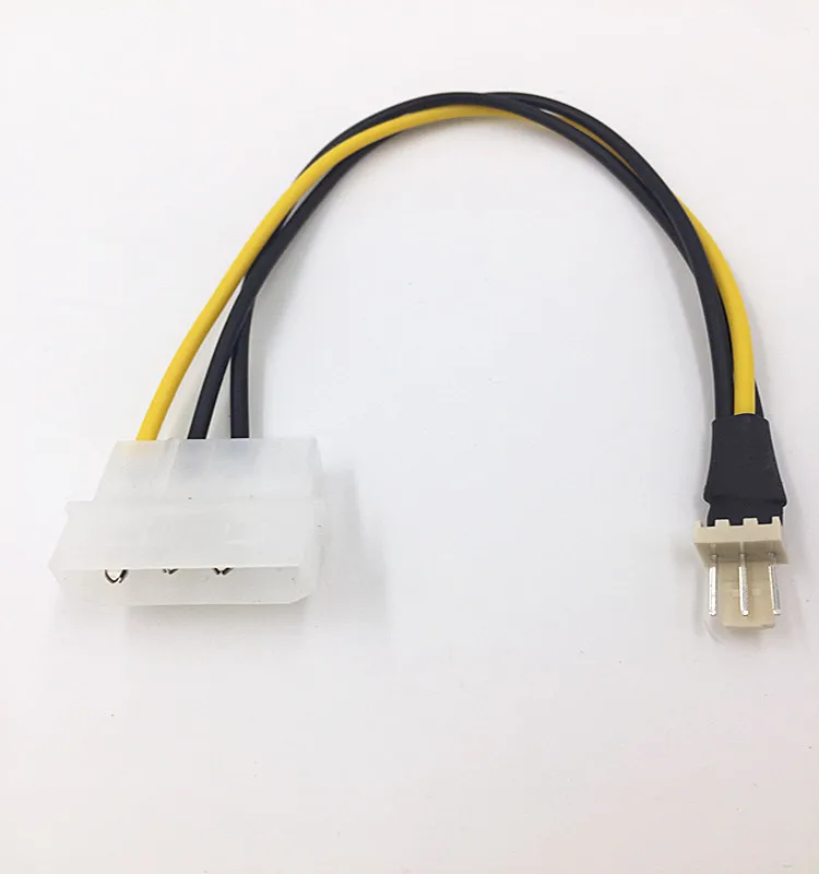 2 шт. 20 см 4 контактный разъем Molex IDE к 3 контактному компьютерному