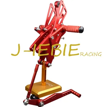 

CNC Racing Rearset Adjustable Rear Sets Foot pegs Fit For Yamaha YZF R1 2015 2016 RED