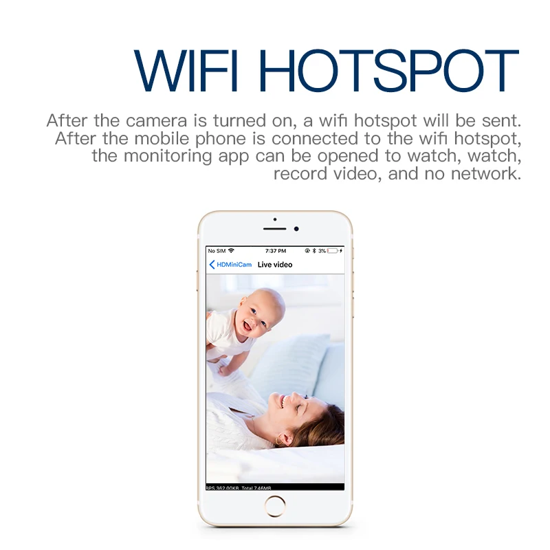 TAOCOCO портативная мини камера HD IP WiFi 1080P безопасности Беспроводная инфракрасная