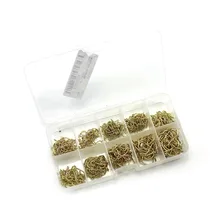 Новинка 500 шт./лот, рыболовный крючок из углеродистой стали, рыболовные крючки с отверстием, рыболовные снасти