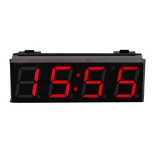 12 В Автомобильные аксессуары цифровые светодиодные электронные часы время температура цифровой вольтметр автомобильные часы Saat аксессуары для авто