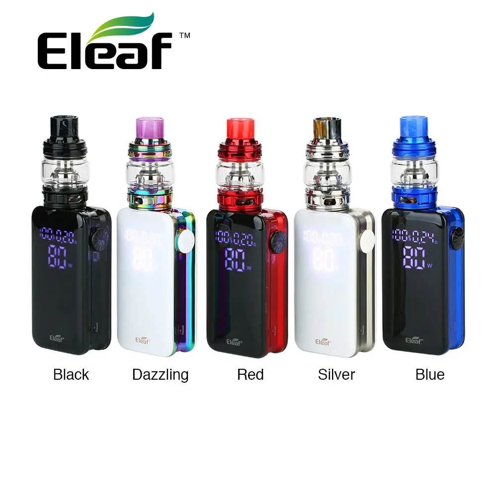 100% Оригинальный Eleaf iStick Nowos 80 Вт Макс выход TC комплект с Элло Дуро 4400 мАч
