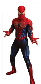 

3D Print All New Spiderman Suit Spiderman Cosplay Costume Spandex Zentai Superhero Halloween Costume for Adult/kids