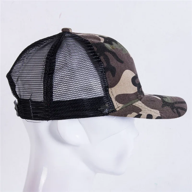 Для мужчин Для женщин шляпа Регулируемый Snapback Дальнобойщик шляпа от солнца сачок дышащий Бейсбол Кепки солнца Шапки Для мужчин унисекс сетки козырек без каблука шапки
