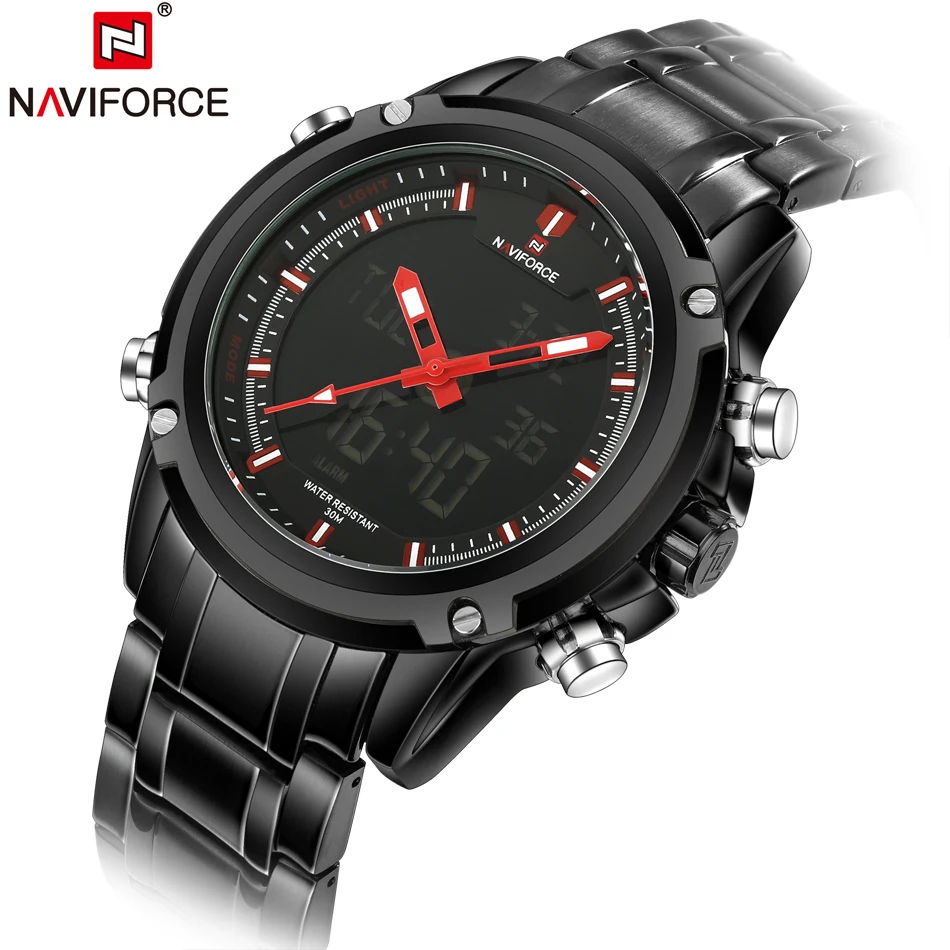Prix pour Top Marque De Luxe De Mode Hommes Sport Montres Quartz Analogique Numérique Militaire Montre Homme Horloge Étanche En Acier Masculino Relojes Prix pour Top Marque De Luxe De Mode Hommes Sport Montres Quartz Analogique Numérique Militaire Montre Homme Horloge Étanche En Acier Masculino Relojes