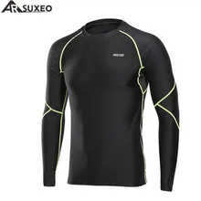 Arsuxeo Для мужчин зима теплая Up руно Футболки для женщин Бег Велоспорт Спортивные жилетки Для мужчин тренажерный зал Фитнес Подкладка Колготки для новорождённых