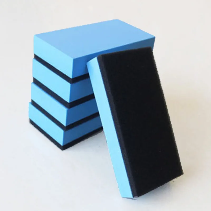 5/10pcs Car Rectangle Ceramic Coating Sponge Glass Nano Wax Coat Applicator Pad EVA Sponge Soft 7.5x5x1.5cm Car Cleaning Tool best car wax for black cars