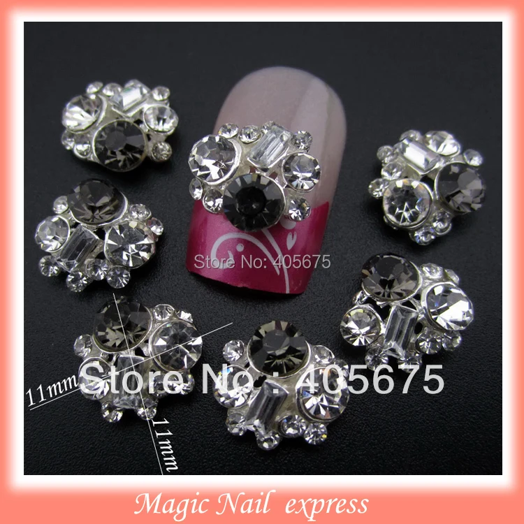 Buy 11MM crystal nail rhinstone nail jewelry DIY