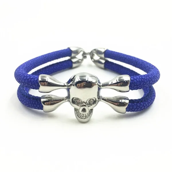 

China Supplier Wholesale Fashion Jewelry Leather Charms Bracelet For Men