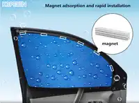 4pcs Car Styling Magnetic Side Window Sunshade Curtains Sticker for SsangYong korando kyron rexton 2 rodius actyon accessories