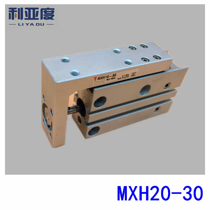 

SMC type MXH20-30 MXH20-40 MXH20-50 MXH20-60 pneumatic slider (linear guide) slide cylinder Bore Size 20mm Stroke 30mm