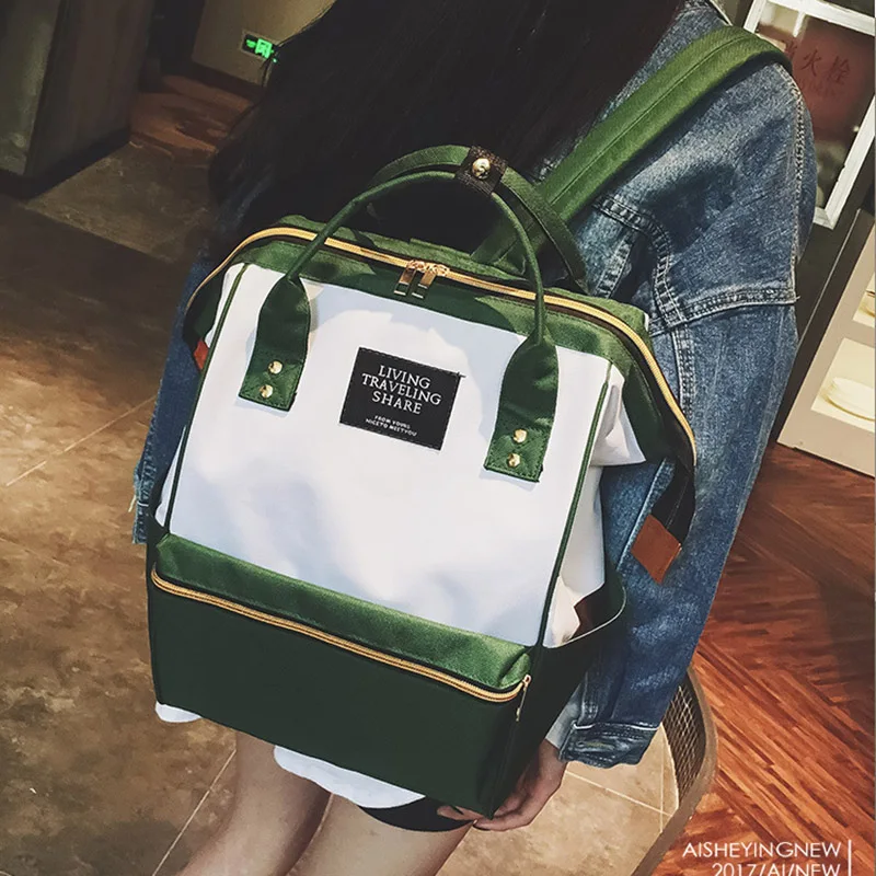 Mummy Diaper Bag Large Capacity Baby Care Nappy Nursing Bags Multifunction Travel Maternity Backpack Milk Bottle Warmer BB6069 (22)