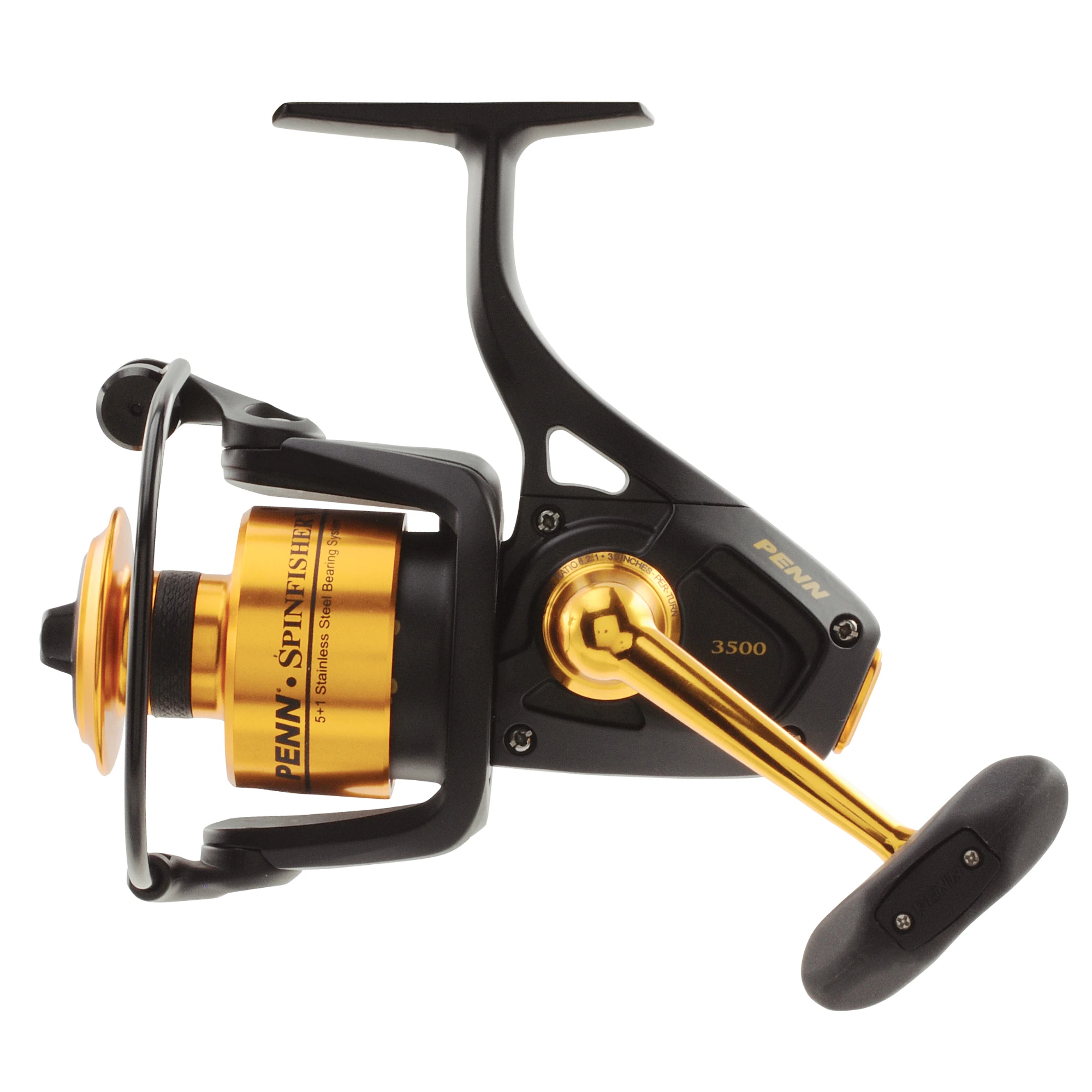 PENN Spinfisher V 3500/4500/5500/6500/7500/8500/9500/10500 Спиннинг рыболовная Катушка 5+ 1BB из цельнометаллического корпуса морская Рыболовная катушка