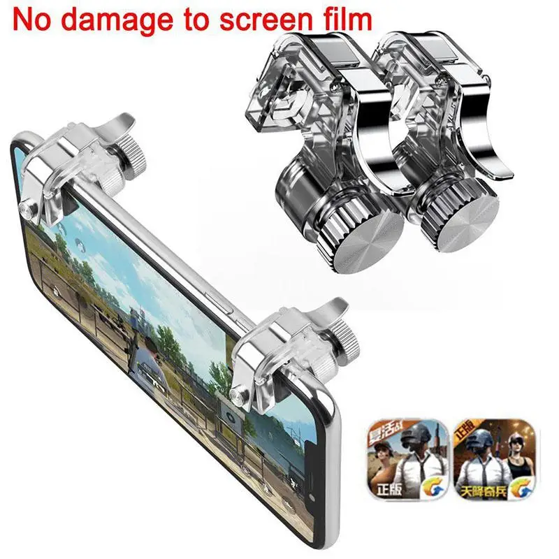 

EastVita Upgrade PUBG L1R1 Gaming Trigger Mobile Phone Fire Button Handle Grip Shooter Controller Triggers For smartphone r29