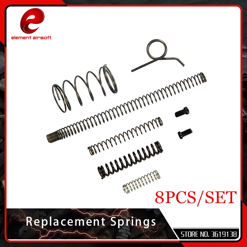 Элемент стальной сменный пружинный набор для страйкбола AEG Ver.2/3 пружины для TM Hi-cap Охотничьи аксессуары