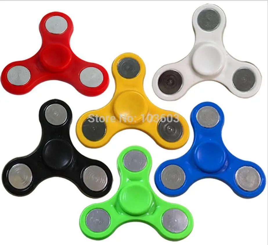 

Three-leaf Plastic Fingertip Gyro Fidget Hand Spinner Finger Spinner EDC Toy Focus Tri Spinner Reduce Stress Gifts