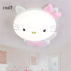 Мультфильм hello kitty Кухня Спальня светодиодный потолочный светильник прекрасный гостиная огни креативный Ресторан материнский магазин