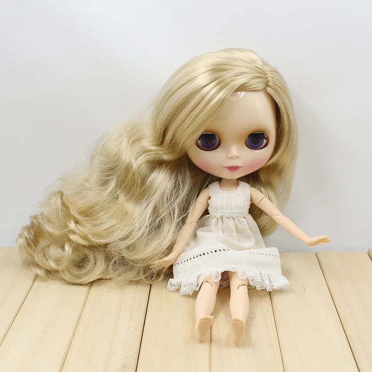Ледяная кукла DBS Blyth 1/6 bjd игрушка Блонд Волосы шарнир тела Сторона расчесывания