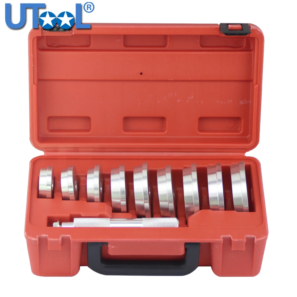 10 Pcs Bearing Race & Seal Driver Installer Set Remover Automotive