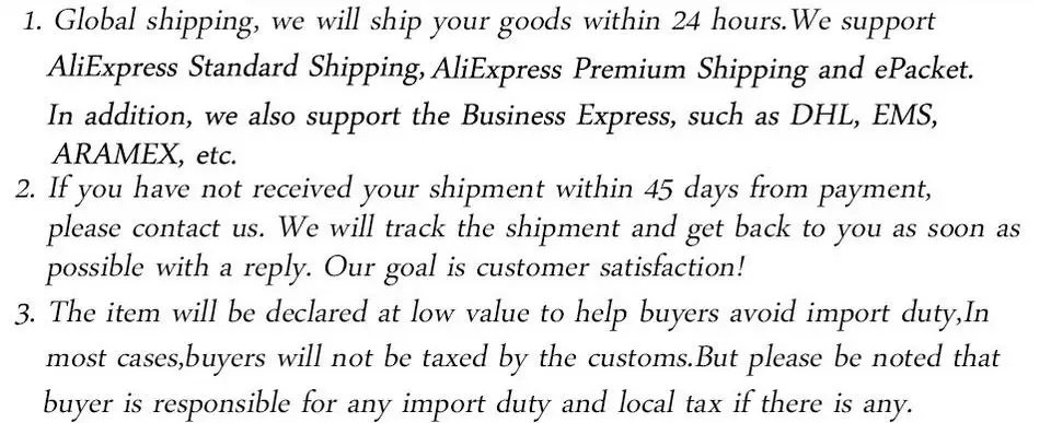 SHIPPING