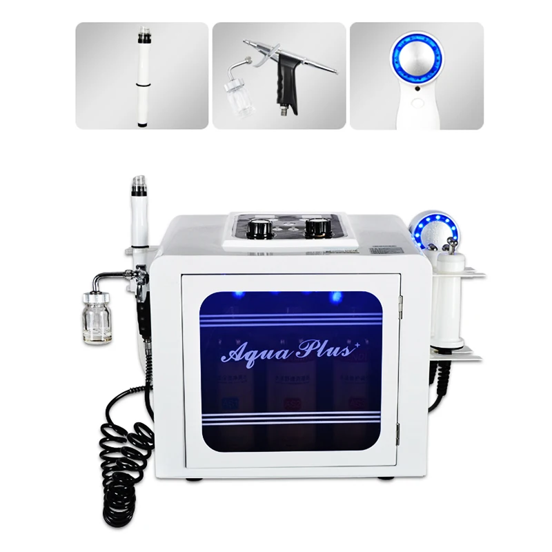 3 In 1 Oxygen spray Hydra Facial Machine Aqua Peel Skin Rejuvenation Dermabrasion Hydro Machine For Deep Cleansing Face