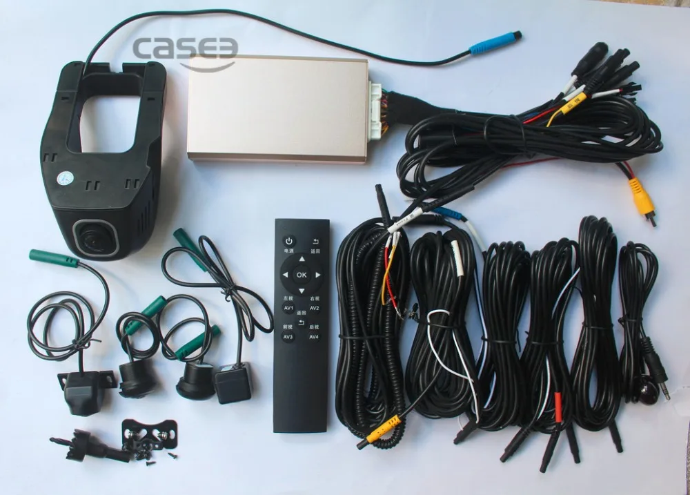 5 способ автомобиля surround view device Bird eye 360 градусов камера DVR системы с К 2 к высокое