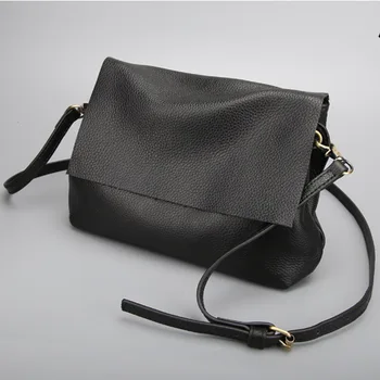 

Chu JJ High Quality Women Messenger Bags Women's Genuine Leather Handbags Small Size Shoulder CrossBody Bags Ladies