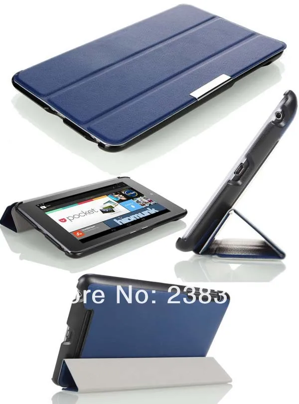 Умный кожаный чехол книжка с подставкой для Google Nexus 7 II 2 Gen функцией сна и защитой