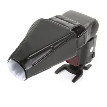 

Foldable Flash Speedlight Diffuser Sealed Snoot Reflector Beam for Canon Nikon Yongnuo Speedlite Light