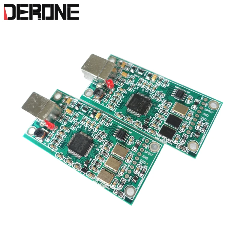 USB ресивер XMOS U208 для SPDIF I2S 32bit384kHz DSD интерфейс dac as weiliang ES9018 ES9028 ES9038pro|Печатные платы|