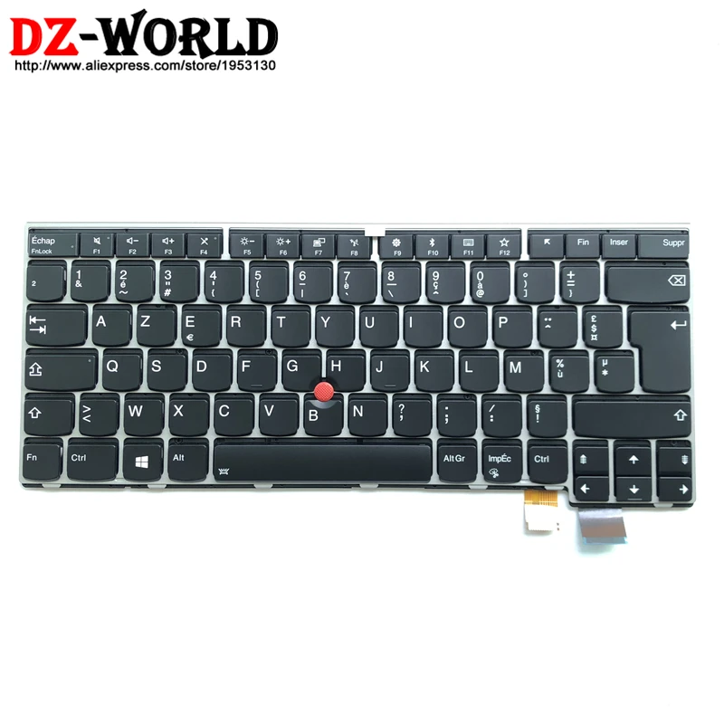 Новинка/Оригинальная клавиатура с французской подсветкой AZERTY для Lenovo Thinkpad 13 2-го