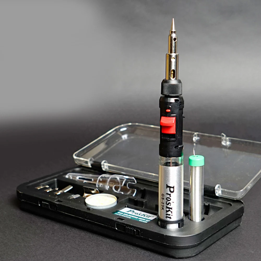 Proskit GS-23K Беспроводная сварочная ручка BurnerAutomatic зажигание Многофункциональный Газовый паяльник группа