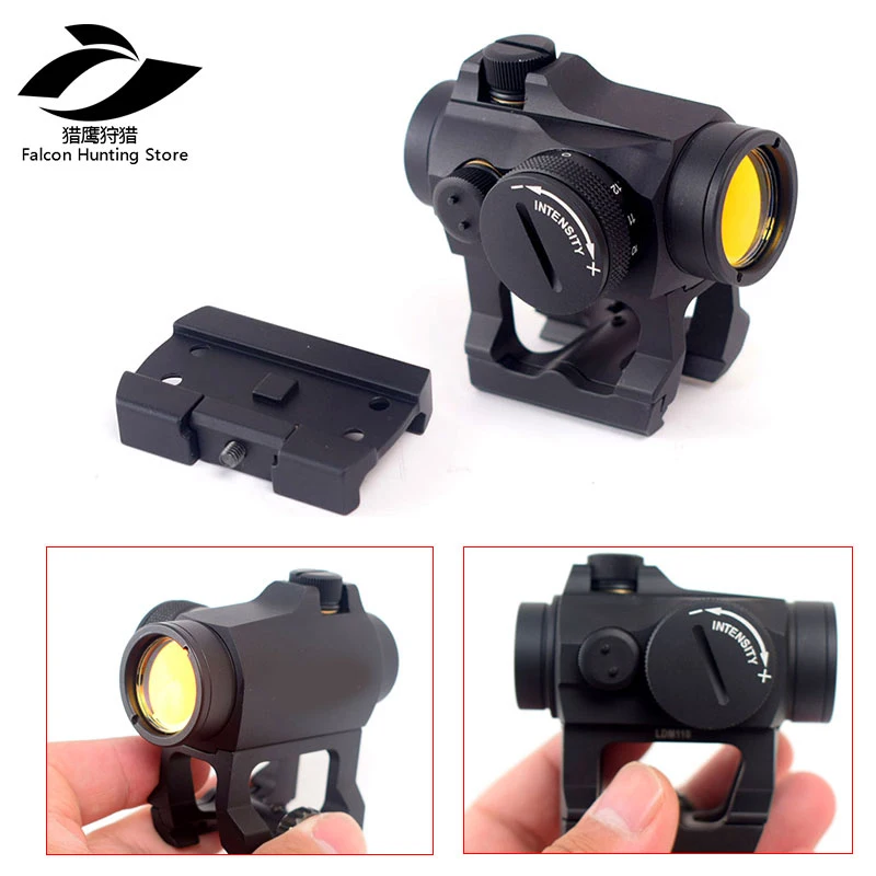 

Tactical Hunting Rifle MT2 Red Dot Reflex Optics Sight Scope 20mm Weaver High and low Mounting Rail Base for Airsoft Rifle