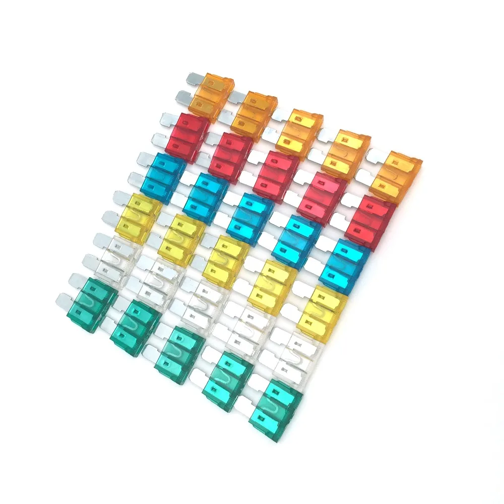 

30Pcs Mixed Auto Blade Fuses Medium Car Fuse Set 5A 10A 15A 20A 25A 30A AMP Auto Car Truck Assortment Standard Fuse