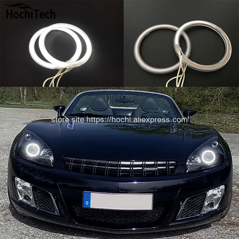 HochiTech белый 6000K CCFL фара Halo Angel Demon Eyes Kit angel eyes light для Opel GT Roadster 2007 2008 2009 2010 |