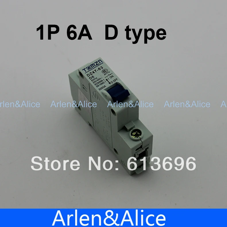 1P 6A D Тип 240 V/415 V 50 HZ/60 HZ Мини автоматический выключатель MCB C45 | Обустройство дома