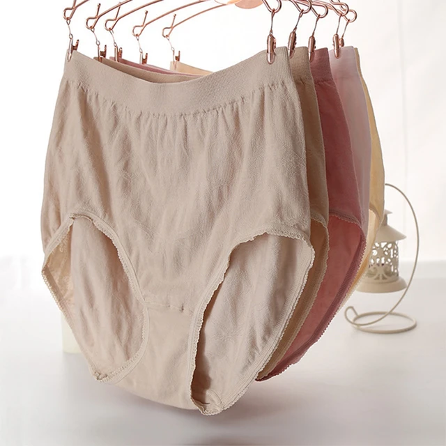 Underwear Women Cotton Plus Size  Cotton Panties Women Plus Sizes - 5 6  7xl New - Aliexpress