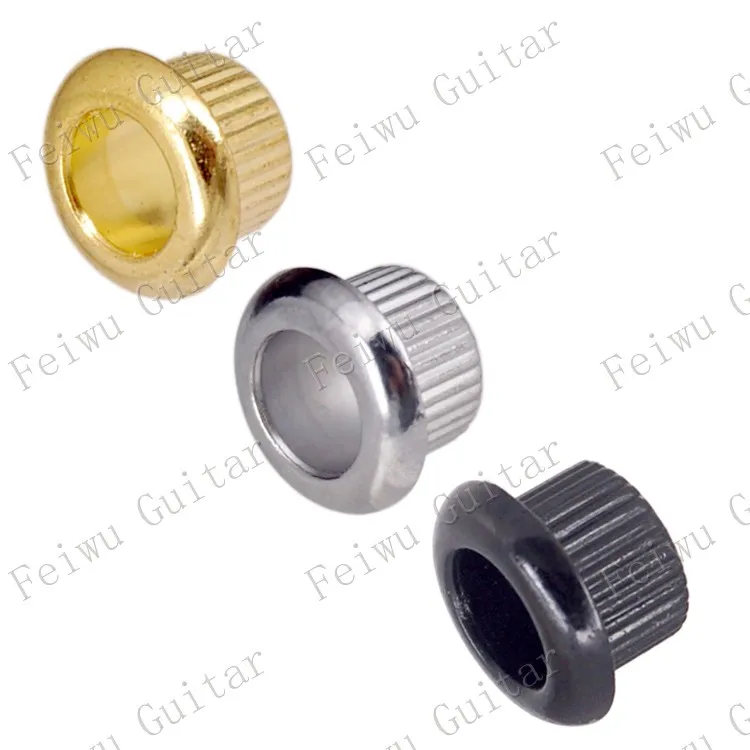 

A Set 6 Pcs 3 Colors Opened Semiclosed Guitar Tuning Pegs Tuners Machine Heads Metal Ferrules Bushing and Mounting Screws