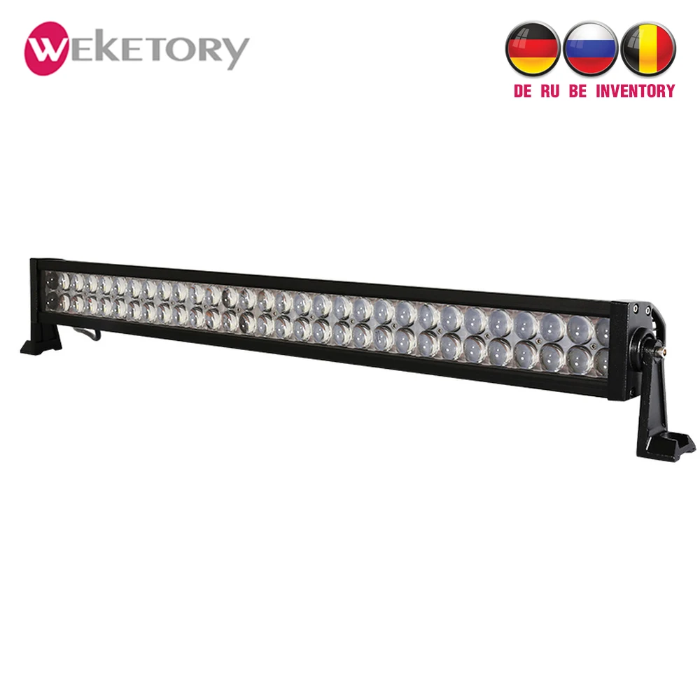 

weketory 4D 32 Inch LED Light Bar for Work Driving Boat Car Truck 4x4 SUV ATV Off Road Fog Lamp