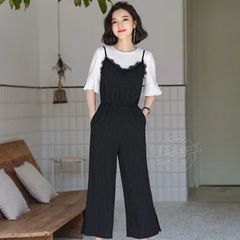 

teenager girls clothes student blouse+Jumpsuits 2pcs 14 15 16 18 8 big girls clothing set