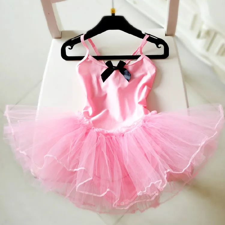 8 farben Kinder Teenager Spaghetti Strap Ballett Tänzerin Gymnastik Trikot Tanz Tutu Kleid Für Mädchen Ballerina Klasse Dancewear