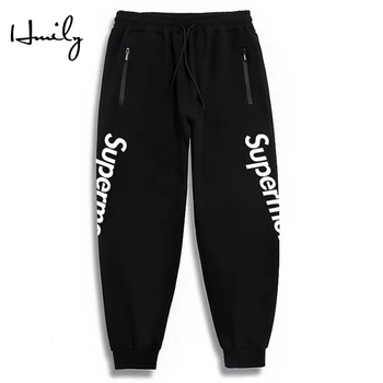 

HMILY New Trend Big Size Men's Pants Fashion Loose Printed Pants Sll Season Men's Pants 7XL 5XL 3XL XXL Daily Men Trousers